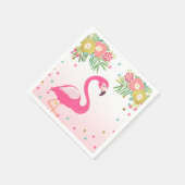 Tropical Aloha Flamingo Papier Napkins Geburtstag Serviette (Ecke)