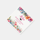 Tropical Aloha Luau Abschluss 2024 Serviette (Ecke)