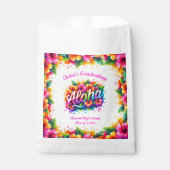 Tropical Aloha Luau Graduation Party Geschenktütchen (Vorderseite)