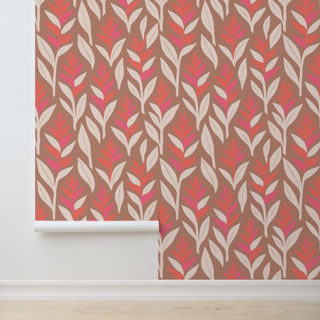 Tropical aloha print tapete (Anwendung)