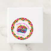 Tropical Alpha Hawaiian Birthday Luau Geschenkanhänger (Beispiel)