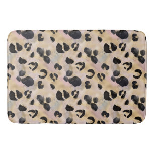 Tropical Animal Print & Greenery Series Design 30 Badematte