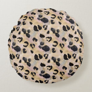 Tropical Animal Print & Greenery Series Design 30 Rundes Kissen