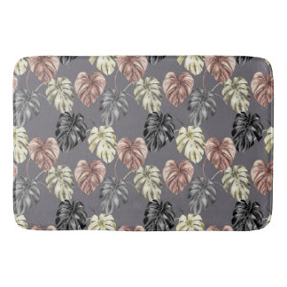 Tropical Animal Print & Greenery Series Design 36 Badematte