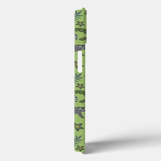 Tropical animals seamless pattern green and grey Case-Mate iPhone hülle (Rückseite / Rechts)