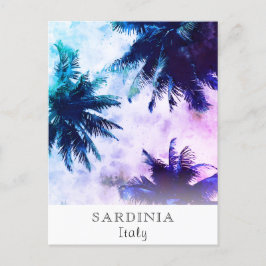 *~* Tropical AP25 Reisen Personalize Palm Tree Postkarte