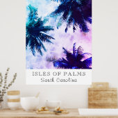 *~* Tropical AP25 Reisepersonalize - Palm Tree Poster (Küche)