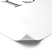 *~* Tropical AP25 Reisepersonalize - Palm Tree Poster (Ecke)