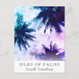*~* Tropical AP25 Reisepersonalize - Palm Tree Postkarte