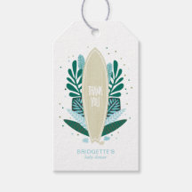 Tropical Aqua Baby On Board Geschenktafel