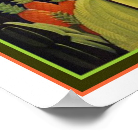 Tropical Art Deco Print von William P. Welsh 16x20 Poster (Ecke)