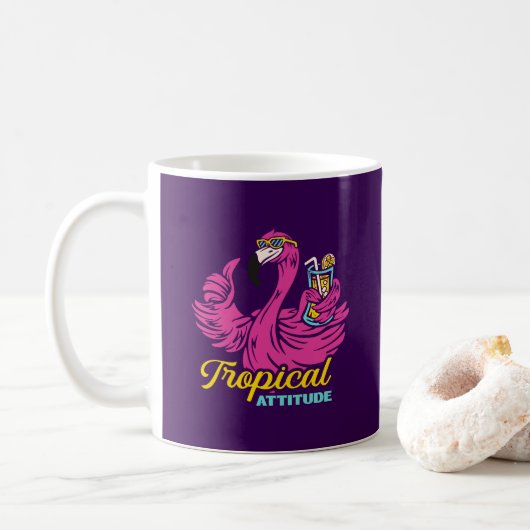 Tropical Attitude Kaffeetasse (Mit Donut)