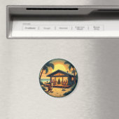 Tropical Aussie Christmas Magnet (In Situ (Geschirrspüler))