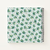 Tropical Australian Foxtail Palm Notizblock (Rückseite)