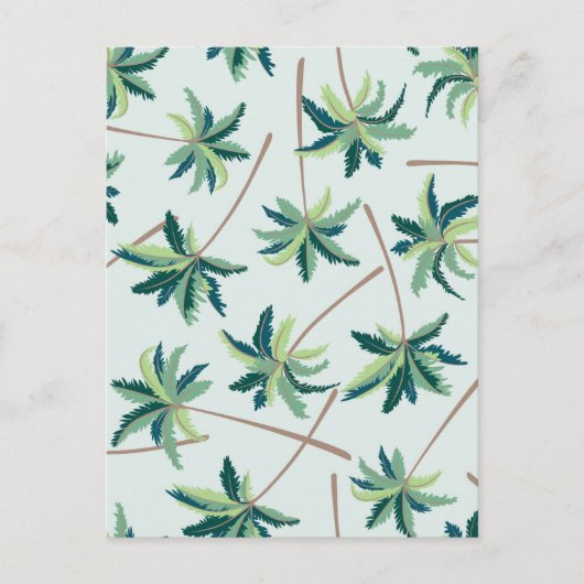Tropical Australian Foxtail Palm Postkarte (Vorderseite)