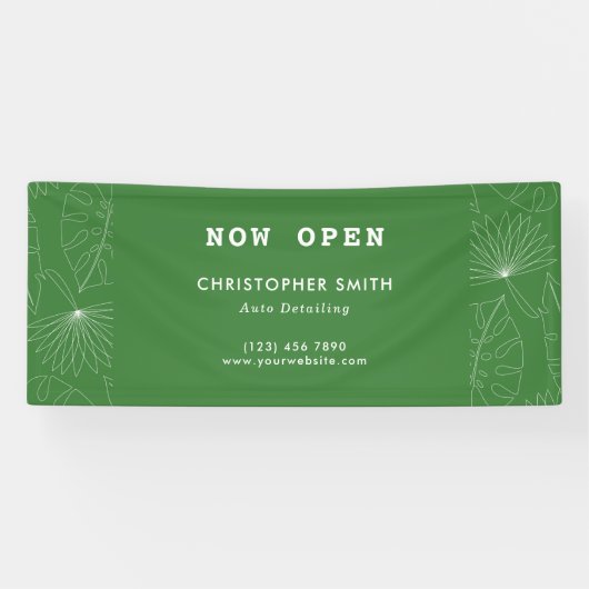 Tropical Auto Detection Service Banner (Horizontal)