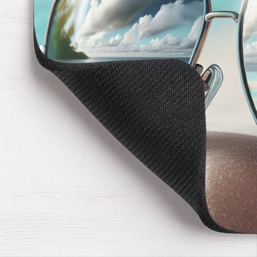 Tropical Aviator Sonnenbrille Mousepad (Ecke)