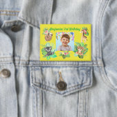 Tropical Baby Animals Button Kindergeburtstag Gefa (Insitu)