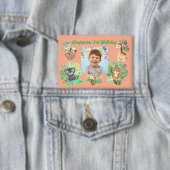 Tropical Baby Animals Button Kindergeburtstag Gefa (Insitu)