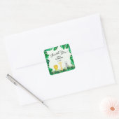 Tropical Baby Birthday Sticker (Umschlag)