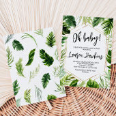 Tropical Baby Dusche Einladung