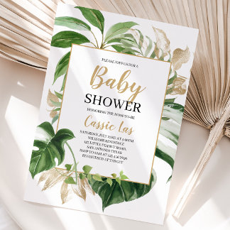 Tropical Baby Dusche Einladung