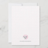 Tropical Baby Dusche Einladung (Rückseite)