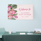 Tropical Baby Dusche Empfang Banner (Messeveranstaltung)