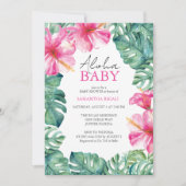 Tropical Baby Shower Einladungen Aloha (Vorderseite)