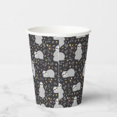 Tropical Baby Sloth Pattern Pappbecher (Rechts)
