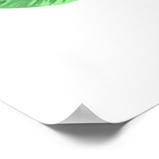 Tropical Baby Sloth Poster (Ecke)