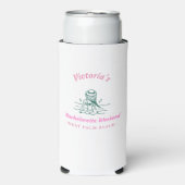 Tropical Bach Weekend Selters Dosenkühler (Seltzer Vorderseite)