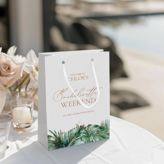 Tropical Bachelorette Mittlere Geschenktüte