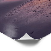 Tropical Bahamas Sunset Paradise Beach Poster (Ecke)