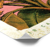 Tropical Bahamas Travel Poster (Ecke)