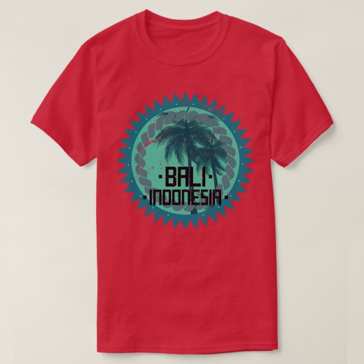 Tropical Bali Indonesia T-Shirt (Design vorne)
