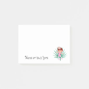 Tropical Ballerina Post-it Klebezettel