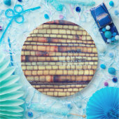 Tropical Bamboo Dinner Party Paper Plate Pappteller (Party)