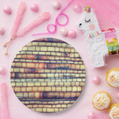 Tropical Bamboo Dinner Party Paper Plate Pappteller (Party)