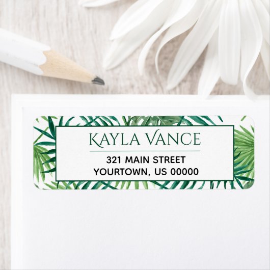 Tropical Banana Palm Leaf Botanical Leaves (Insitu)