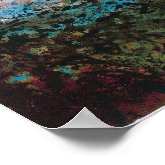 Tropical-Bay-Poster Poster (Ecke)