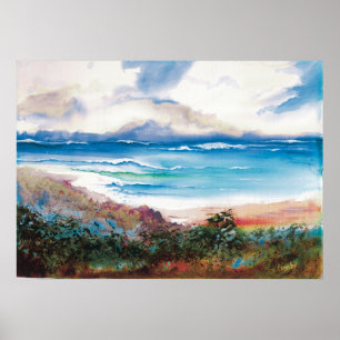 Tropical-Bay-Poster Poster