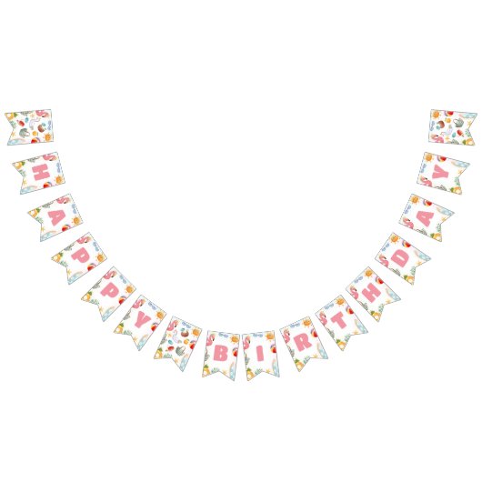 Tropical Beach 1. Geburtstag Party Wimpelkette (Alle)