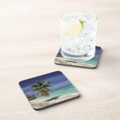 Tropical Beach, Anse Sourcing D'Argent, La Digue Untersetzer (Rechte Seite)