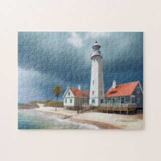 Tropical Beach Art Easy Brain Art Puzzle Foto Puz