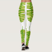 Tropical Beach Art Leggings (Rückseite)