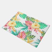 Tropical Beach Artwork Fußmatte (Schrägansicht)