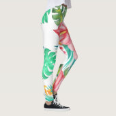 Tropical Beach Artwork Leggings (Rechts)