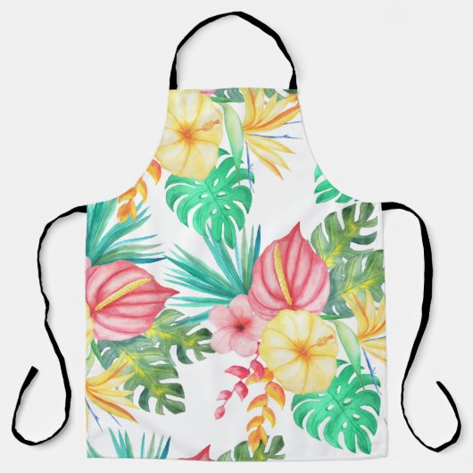 Tropical Beach Artwork Schürze (Vorderseite)