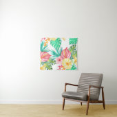Tropical Beach Artwork Wandteppich (Beispiel (Horizontal))